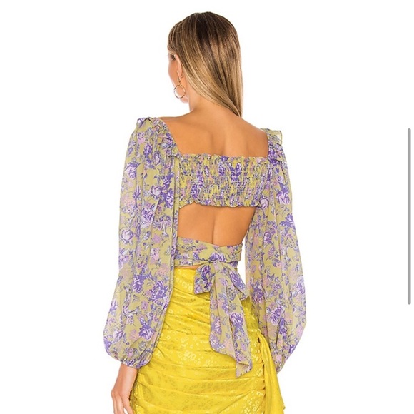 For Love and Lemons Maui Crop Top - Picture 2 of 6